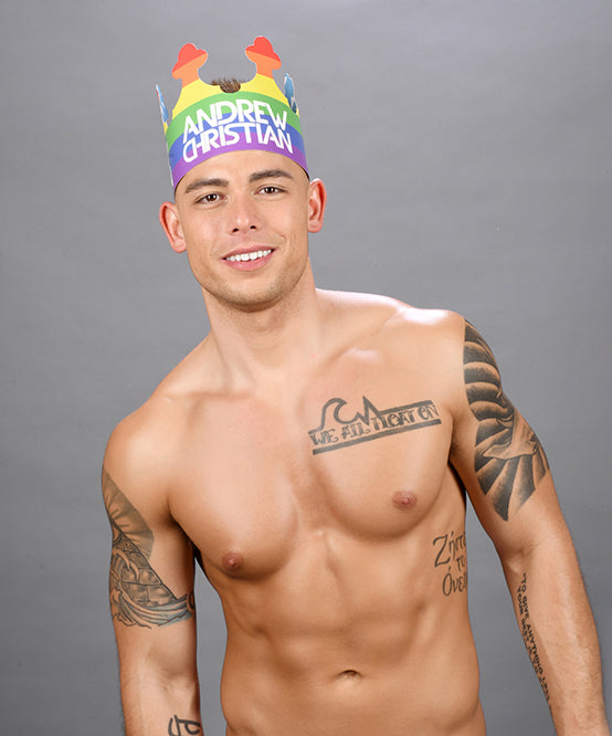Andrew Christian Pride Rainbow Crown