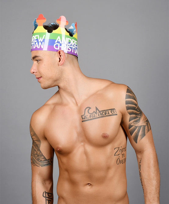Andrew Christian Pride Rainbow Crown