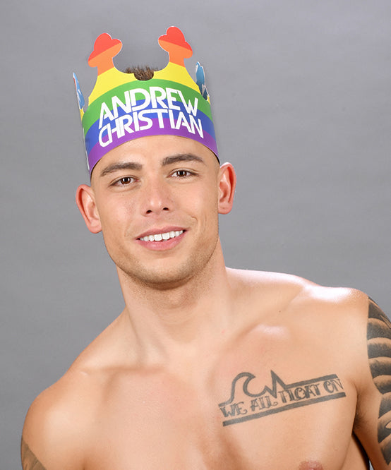Andrew Christian Pride Rainbow Crown