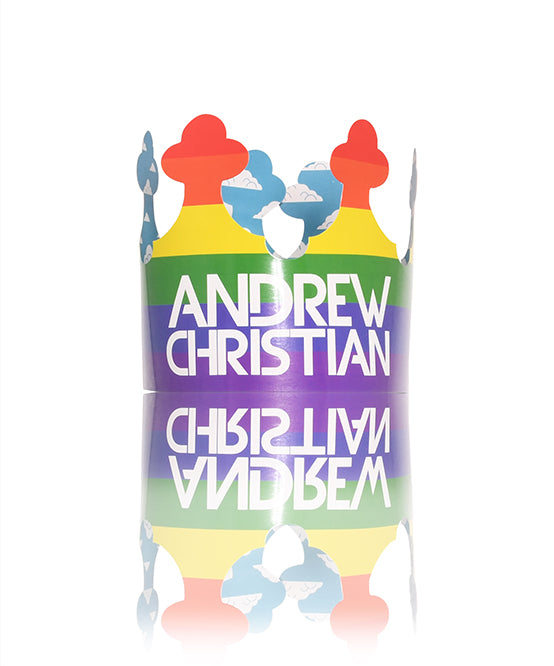 andrew christian Pride Rainbow Crown