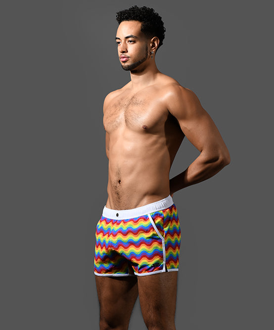 Andrew Christian Pride Wave Swim Shorts
