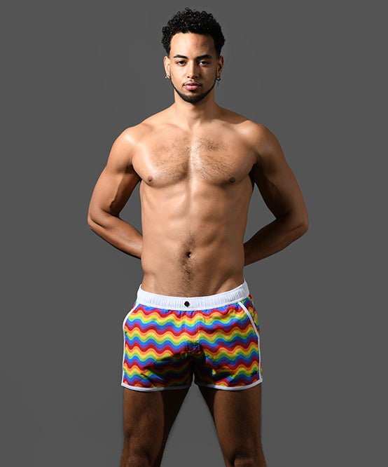 Andrew Christian Pride Wave Swim Shorts