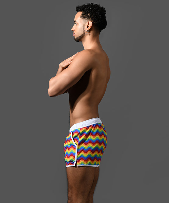 Andrew Christian Pride Wave Swim Shorts