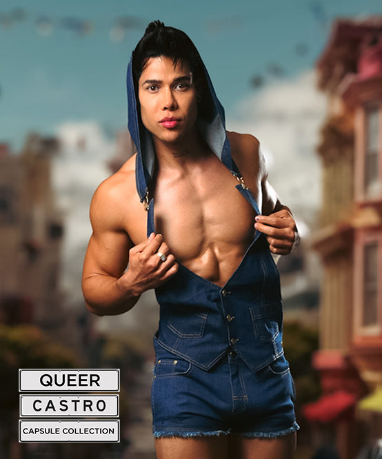 andrew christian Queer Castro Capsule Hoodie Vest