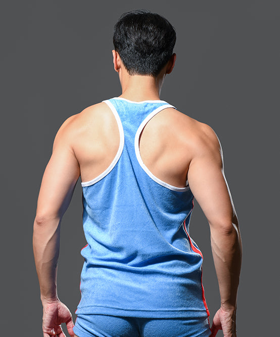 Andrew Christian Roller Disco Square Neck Tank