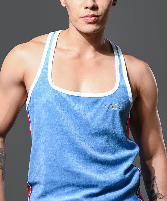 Andrew Christian Roller Disco Square Neck Tank