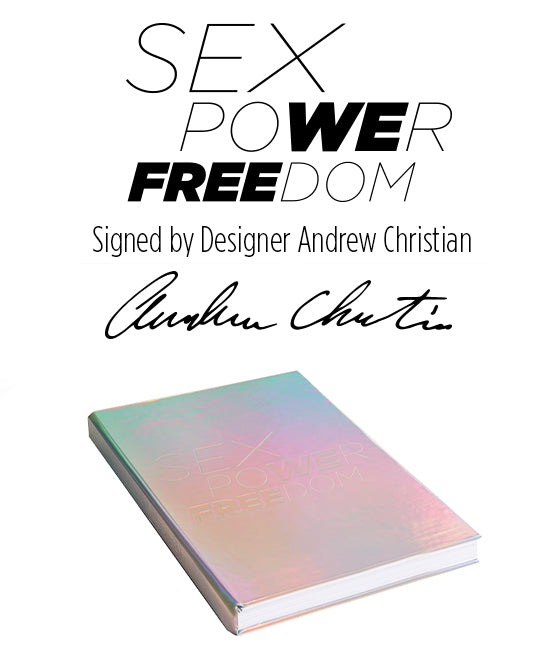 andrew christian SILVER Sex Power Freedom Book