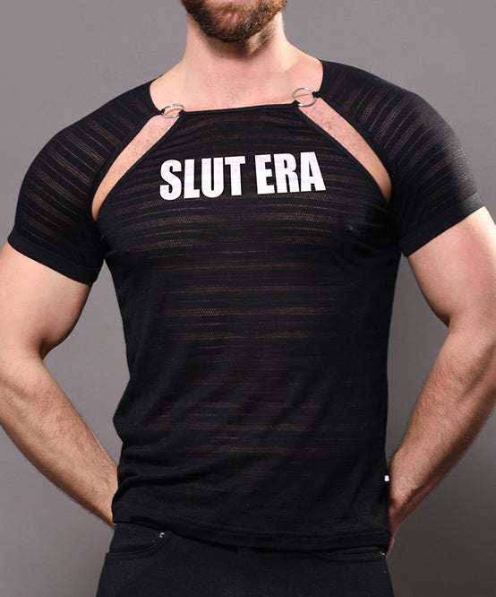 andrew christian SLUT Era Sheer Tee