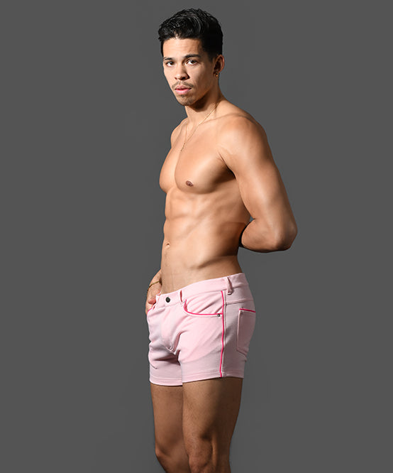 andrew christian Soho Skinny Stretch Jean Shorts