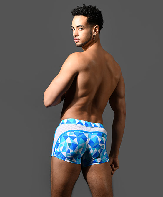 Andrew Christian Surf Trunk (w/ Mesh Contrast)
