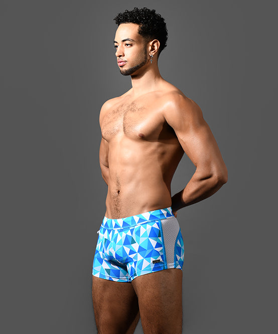 Andrew Christian Surf Trunk (w/ Mesh Contrast)