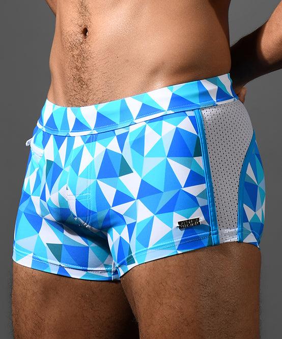 andrew christian Surf Trunk (w/ Mesh Contrast)