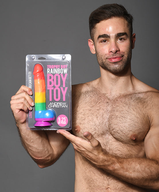 Andrew Christian TROPHY BOY® Rainbow 9.25" Boy Toy