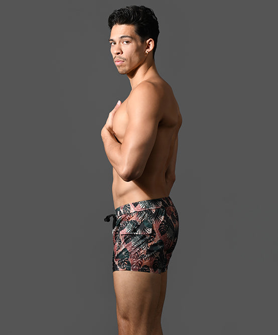 Andrew Christian Tropic Camo Cargo Swim Shorts
