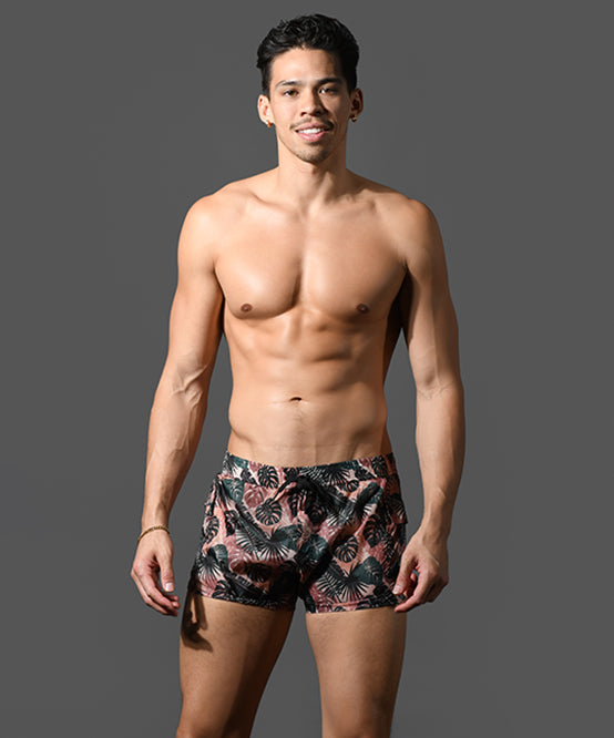 Andrew Christian Tropic Camo Cargo Swim Shorts