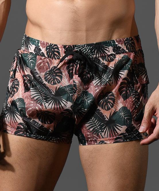 andrew christian Tropic Camo Cargo Swim Shorts