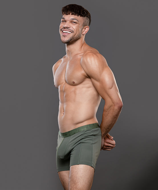 Andrew Christian Vibe Breeze Mesh Gym Boxer