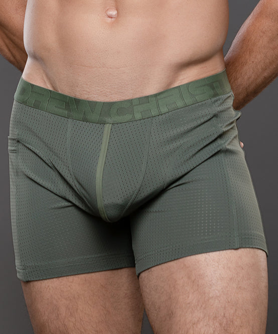 andrew christian Vibe Breeze Mesh Gym Boxer