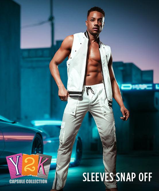 andrew christian Y2K Capsule Snap Off Vest/Jacket