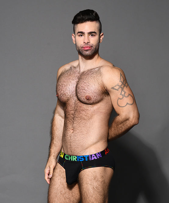 Andrew Christian DOORBUSTER ALMOST NAKED® Hang-Free Pride Brief