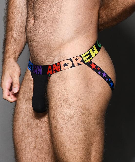 Andrew Christian DOORBUSTER ALMOST NAKED® Hang-Free Pride Jock