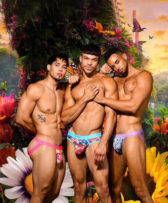 Andrew Christian DOORBUSTER Botanical ECO Sunflower Jock W/ ALMOST NAKED®