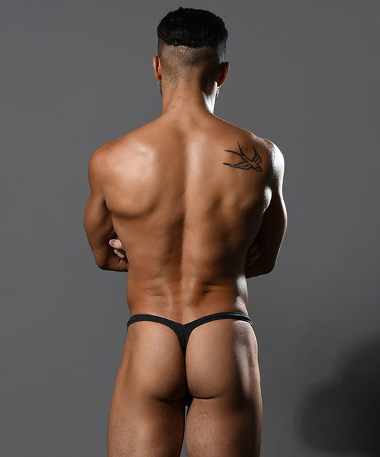 andrew christian DOORBUSTER Deep V Cut Thong w/ ALMOST NAKED®