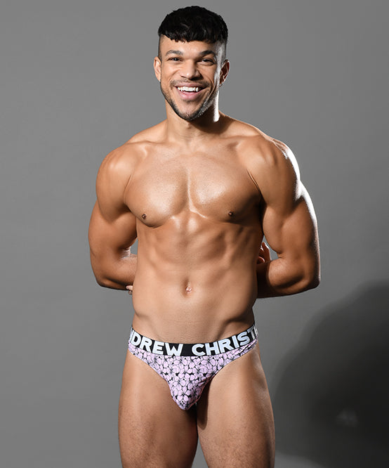 Andrew Christian DOORBUSTER Flower Thong W/ ALMOST NAKED®