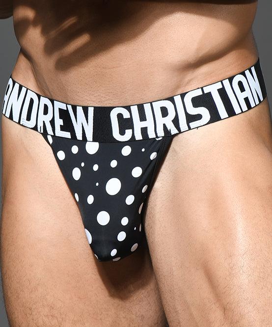 Andrew Christian DOORBUSTER Polka Dots Thong W/ ALMOST NAKED®
