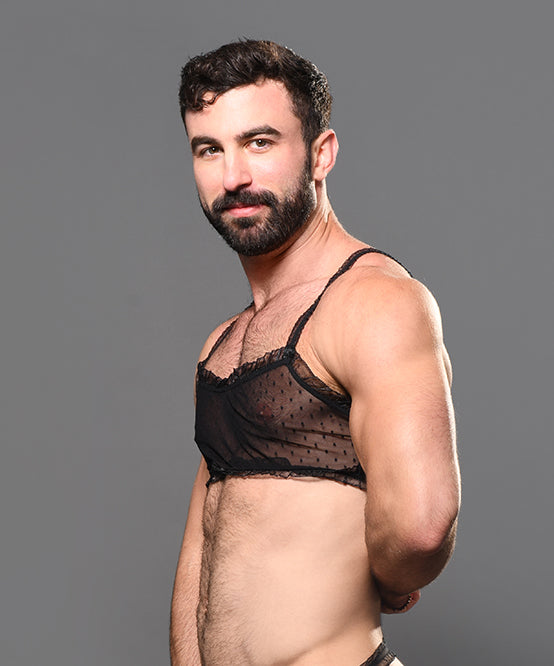 Andrew Christian DOORBUSTER UNLEASHED Boudoir Mesh Bra