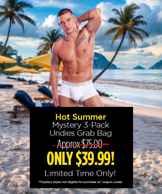 andrew Christian Hot Summer Mystery 3-Pack Undies Grab Bag