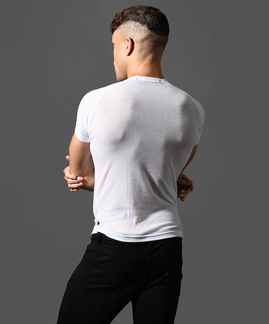 Andrew Christian Naked Truth Capsule See-Through Beater Tee