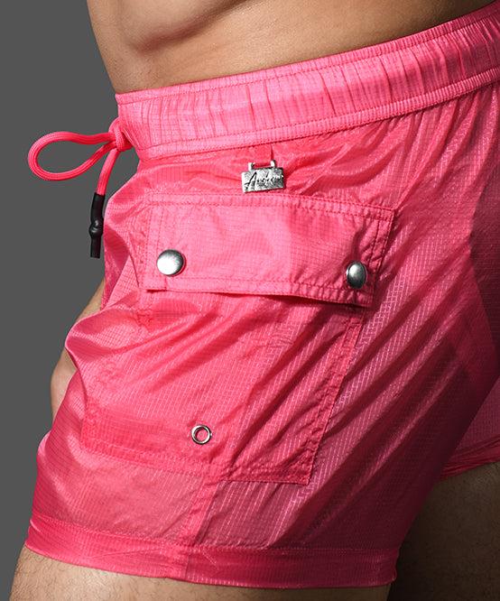 Andrew Christian Naked Truth Capsule See-Through Cargo Shorts