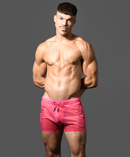 Andrew Christian Naked Truth Capsule See-Through Cargo Shorts