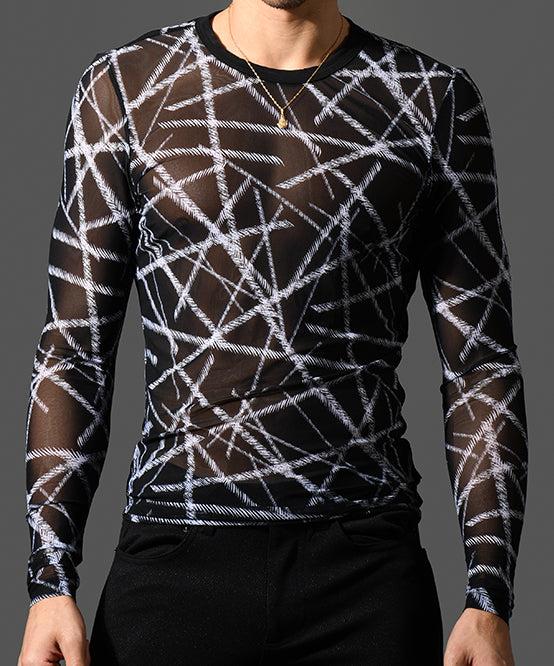 Andrew Christian Naked Truth Capsule See-Through Long Sleeve Tee