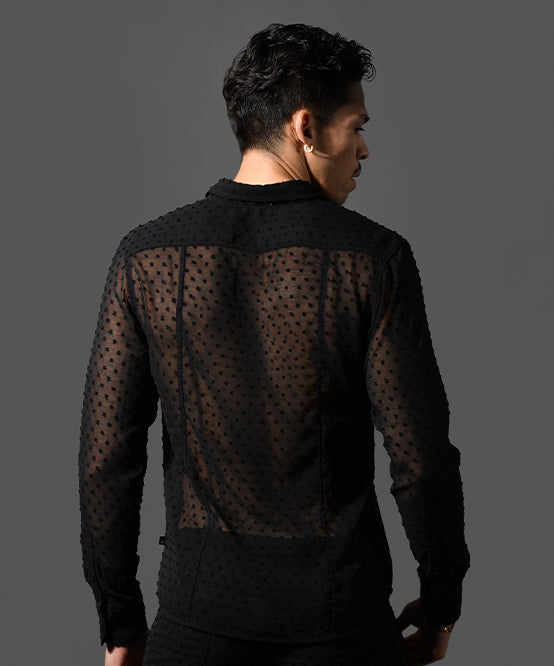 Andrew Christian Naked Truth Capsule See-Through Midnight Shirt