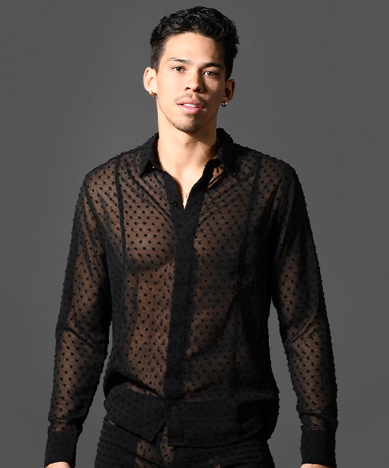 Andrew Christian Naked Truth Capsule See-Through Midnight Shirt