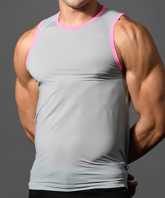 Andrew Christian Naked Truth Capsule See-Through Muscle Tank