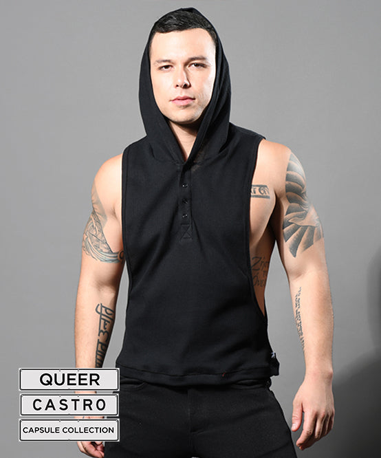 andrew christian Queer Castro Capsule Slut Cut Hoodie