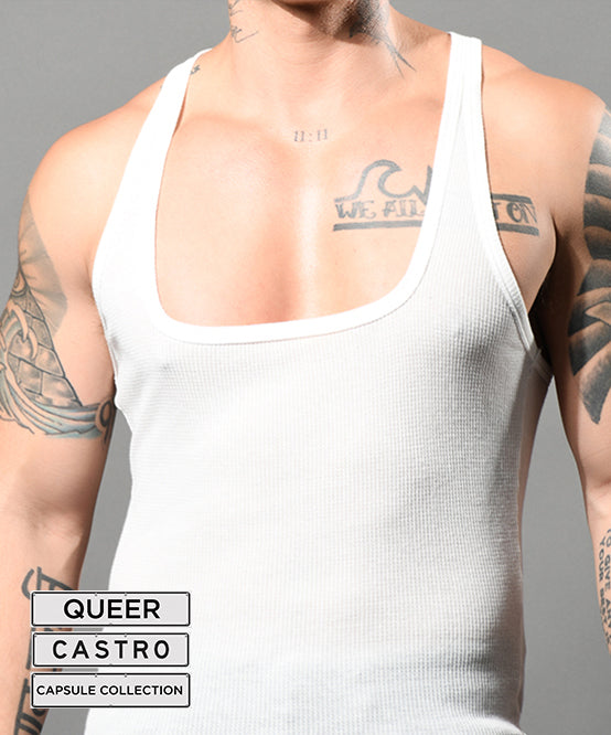 andrew christian Queer Castro Capsule Square Neck Tank