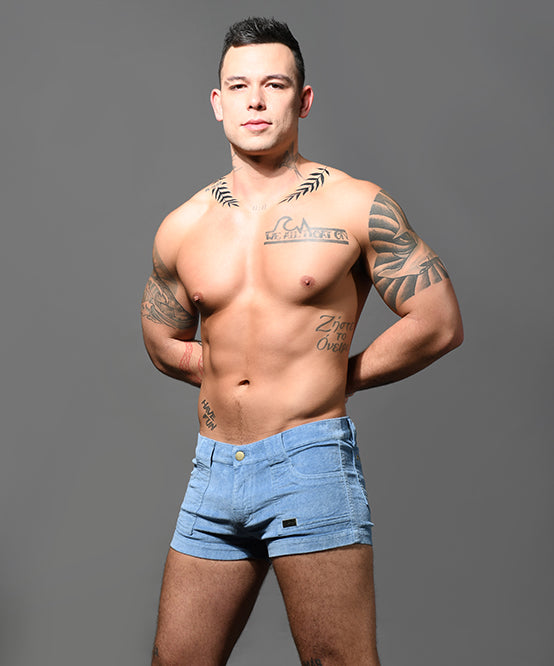 Andrew Christian Queer Castro Capsule Stretch Cord Shorts