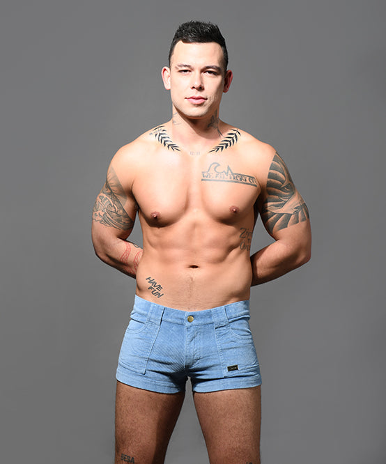 Andrew Christian Queer Castro Capsule Stretch Cord Shorts