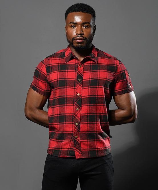 Andrew Christian Queer Castro Capsule Stretch Flannel Shirt