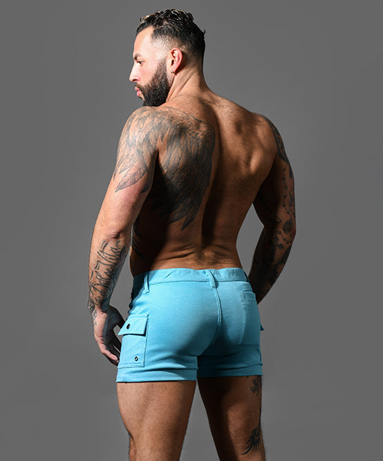 Andrew Christian Skinny Stretch Jean Shorts (3" Inseam)