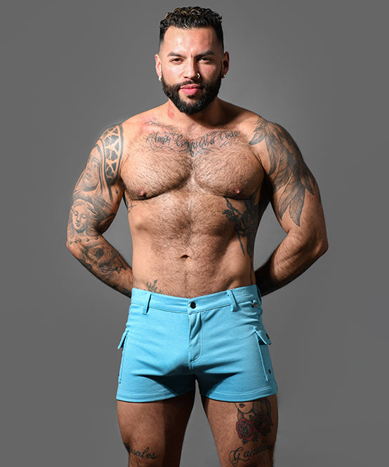 Andrew Christian Skinny Stretch Jean Shorts (3" Inseam)