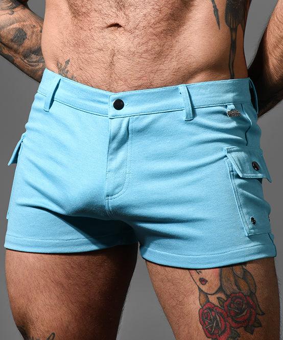 andrew christian Skinny Stretch Jean Shorts (3" Inseam)