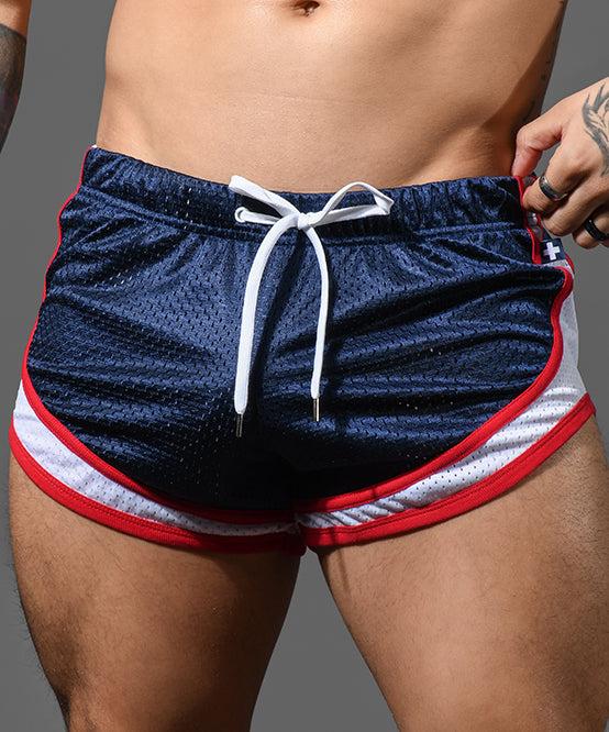 andrew christian Sports Mesh Jogger Shorts (3" Inseam)