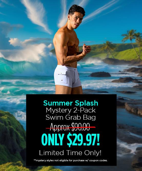 Andrew Christian Summer Splash Mystery 2-Pack Swim Grab Bag