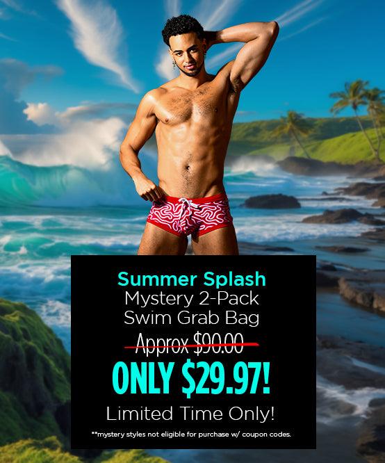 andrew christian Summer Splash Mystery 2-Pack Swim Grab Bag