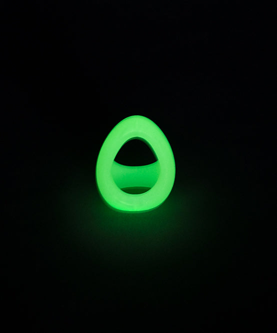 Andrew Christian TROPHY BOY® 2-Hole Cock & Ball Ring (Glow-In-The-Dark)